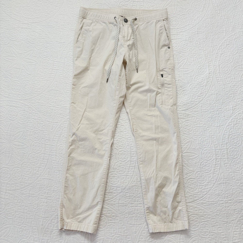 Vuori Women's Ripstop Pants, Ivory Sz M